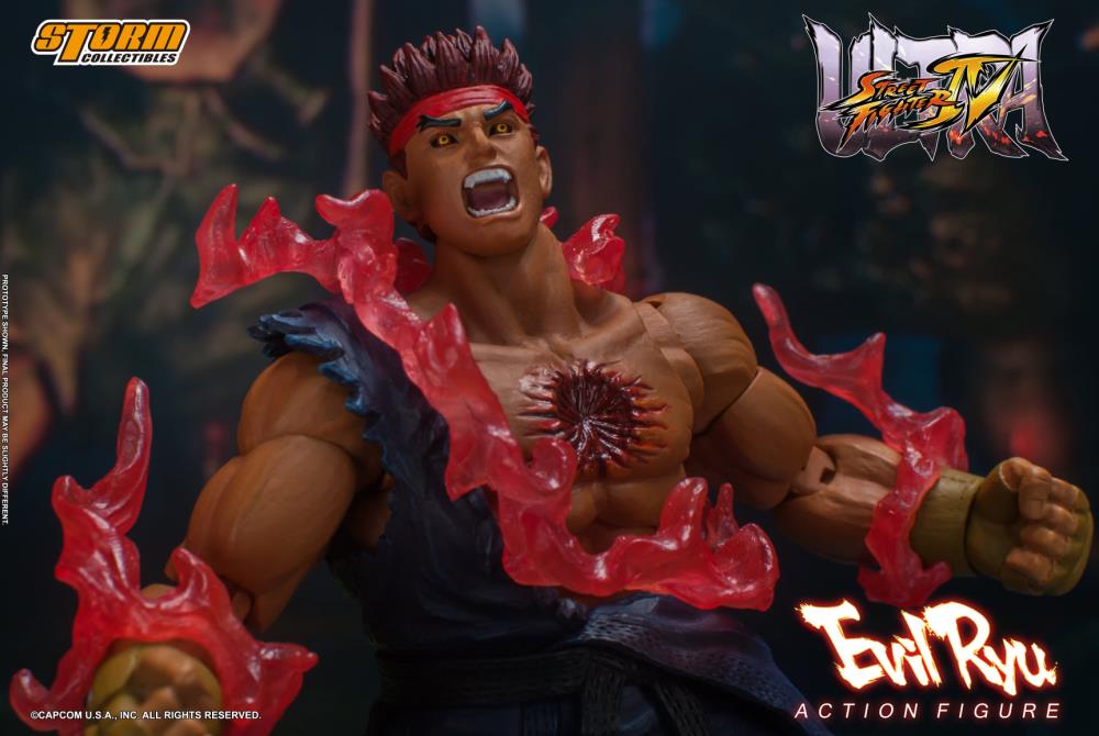 Pedido Figura Evil Ryu - Ultra Street Fighter IV marca Storm Collectibles escala pequeña 1/12