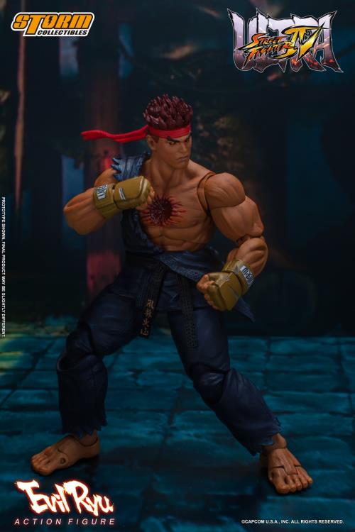 Pedido Figura Evil Ryu - Ultra Street Fighter IV marca Storm Collectibles escala pequeña 1/12