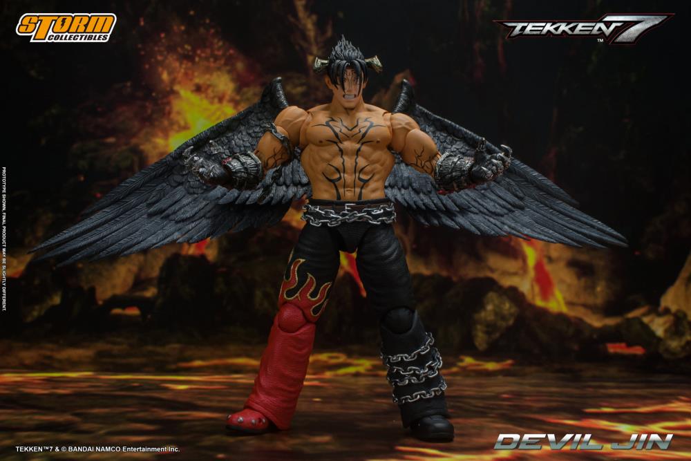 Pedido Figura Devil Jin - Tekken 7 marca Storm Collectibles escala pequeña 1/12