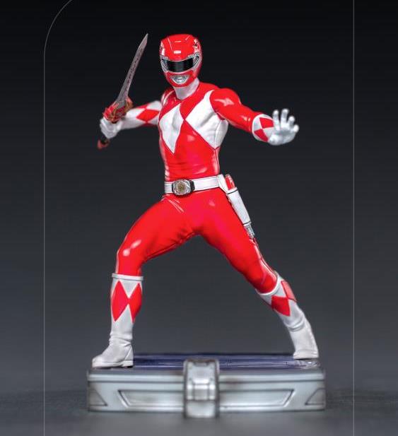 Pedido Estatua Red Ranger - Mighty Morphin Power Rangers - Battle Diorama Series (BDS) - marca Iron Studios escala de arte 1/10