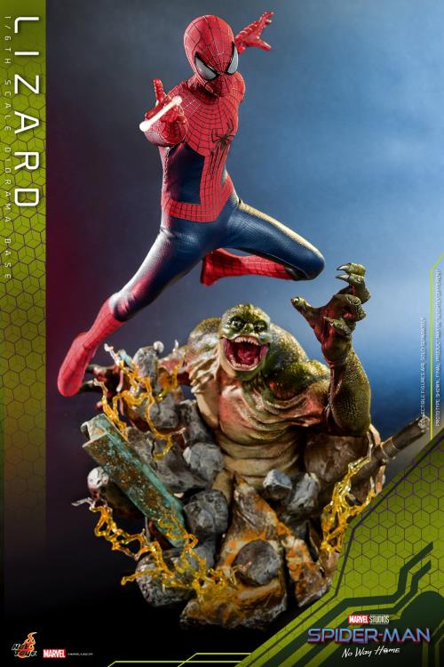 Preventa Base Diorama Lizard - Spider-Man: No Way Home marca Hot Toys ACS013 escala 1/6