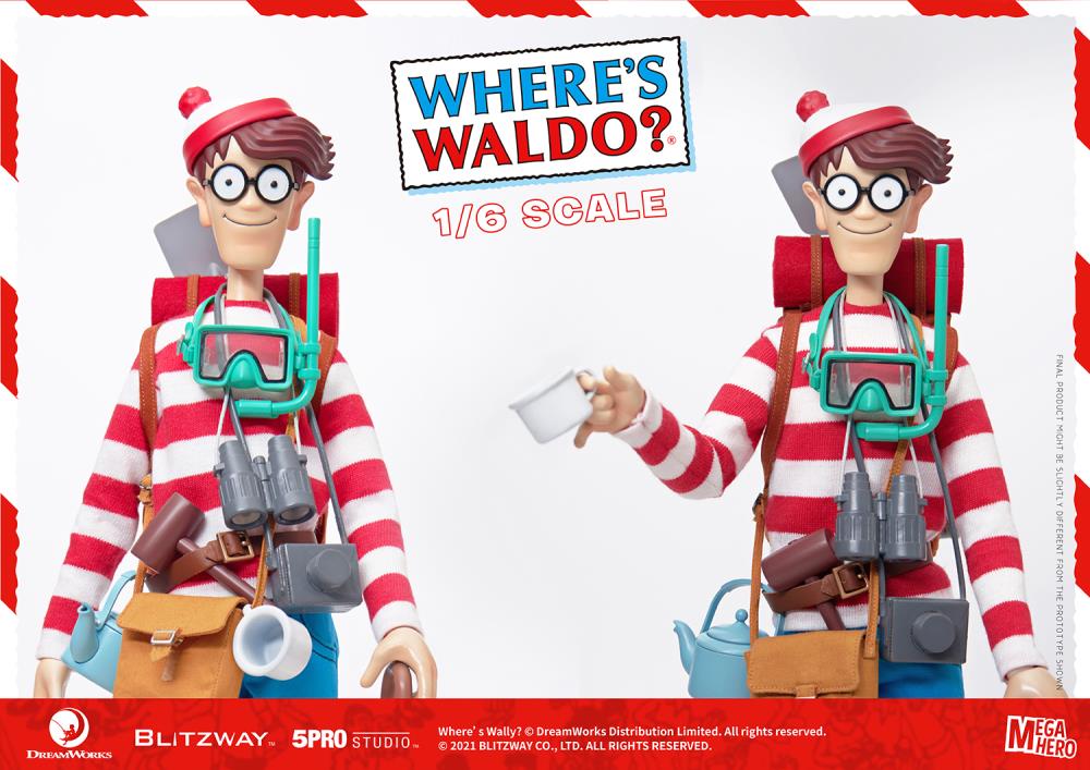 Pedido Figura Wally - Where´s Waldo? marca Blitzway 5PRO-MG-20301 escala 1/6