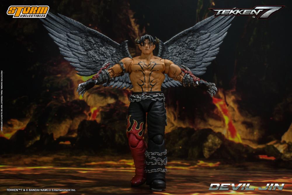 Pedido Figura Devil Jin - Tekken 7 marca Storm Collectibles escala pequeña 1/12