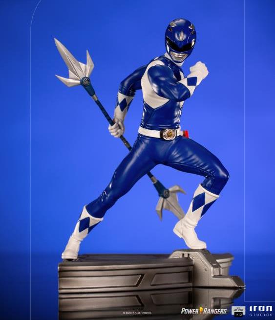 Pedido Estatua Blue Ranger - Mighty Morphin Power Rangers - Battle Diorama Series (BDS) - marca Iron Studios escala de arte 1/10