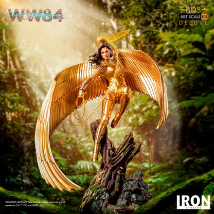 Pedido Estatua Wonder Woman Golden Armor Deluxe - Wonder Woman 1984 - Battle Diorama Series (DBS) Limited Edition marca Iron Studios escala de arte 1/10