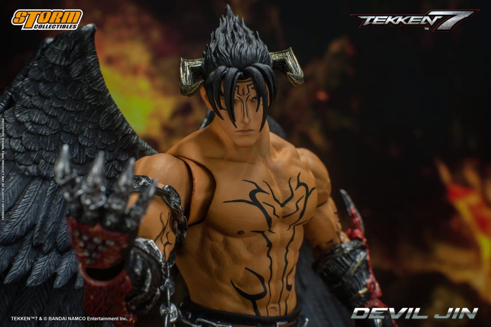 Pedido Figura Devil Jin - Tekken 7 marca Storm Collectibles escala pequeña 1/12