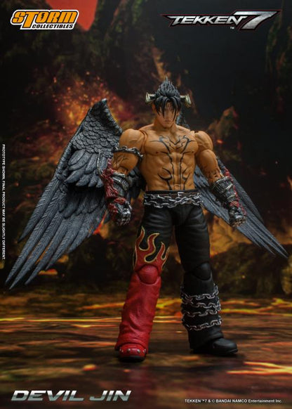 Pedido Figura Devil Jin - Tekken 7 marca Storm Collectibles escala pequeña 1/12