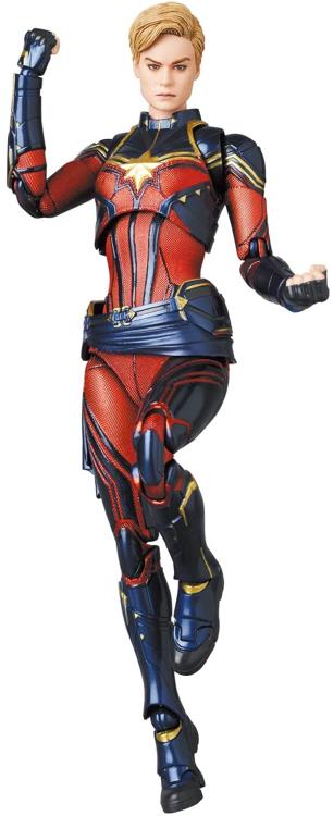 Pedido Figura Captain Marvel - Avengers: Endgame - MAFEX marca Medicom Toy No.163 escala pequeña 1/12