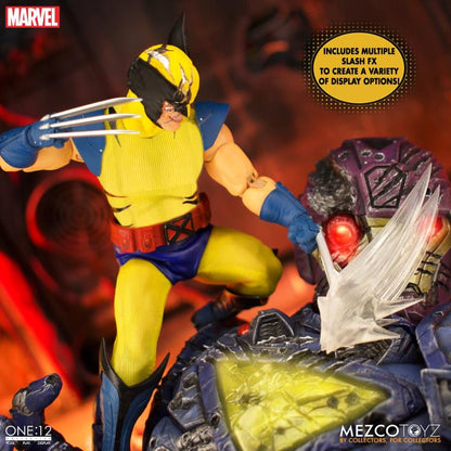 Pedido Figura Wolverine Deluxe Steel Box Edition - Marvel One:12 Collective marca Mezco Toyz 76536 escala pequeña 1/12