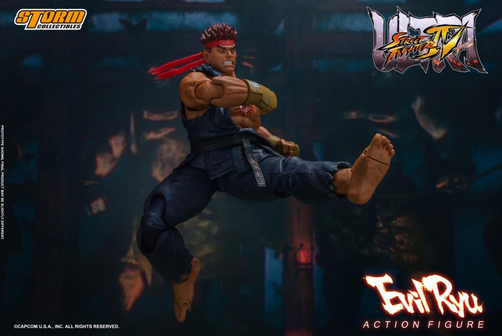 Pedido Figura Evil Ryu - Ultra Street Fighter IV marca Storm Collectibles escala pequeña 1/12