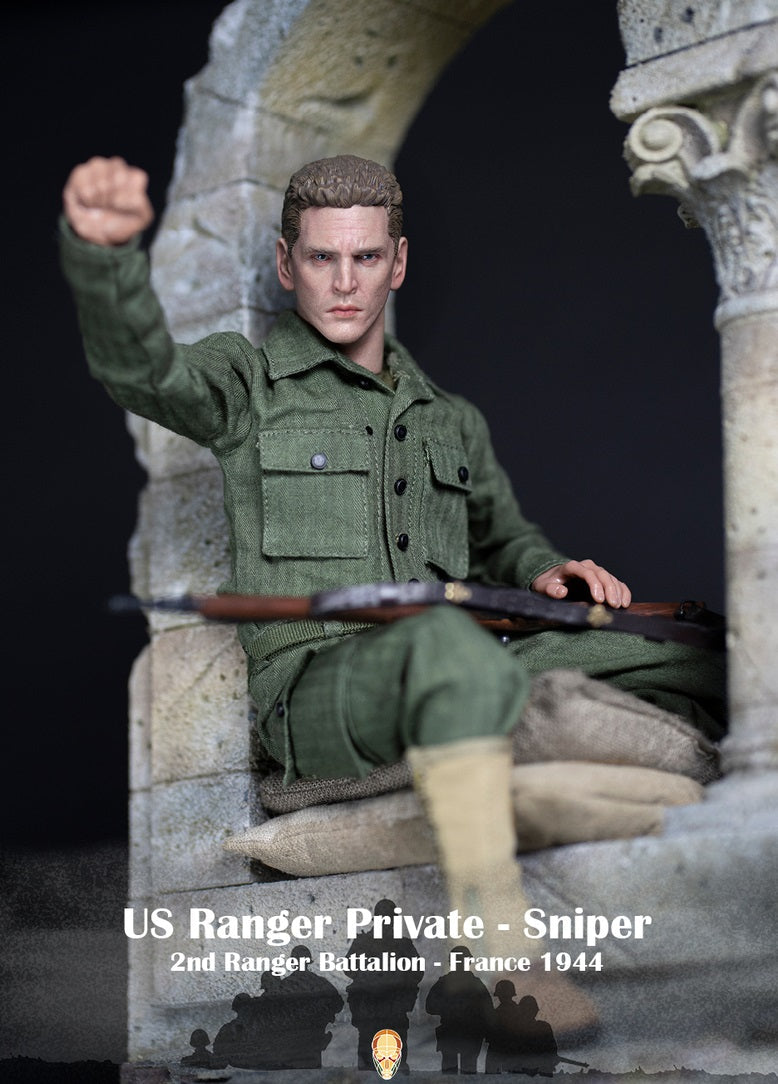 Pedido Figura US Ranger Private Sniper (Special Edition) - WWII 2nd Ranger Battalion - France 1944 marca Facepool FP-003B escala 1/6