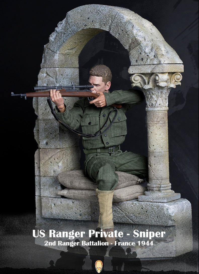 Pedido Figura US Ranger Private Sniper (Special Edition) - WWII 2nd Ranger Battalion - France 1944 marca Facepool FP-003B escala 1/6