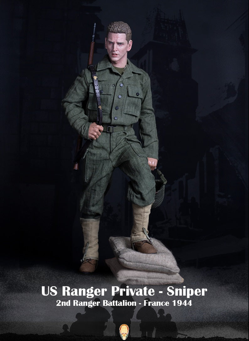 Pedido Figura US Ranger Private Sniper (Special Edition) - WWII 2nd Ranger Battalion - France 1944 marca Facepool FP-003B escala 1/6