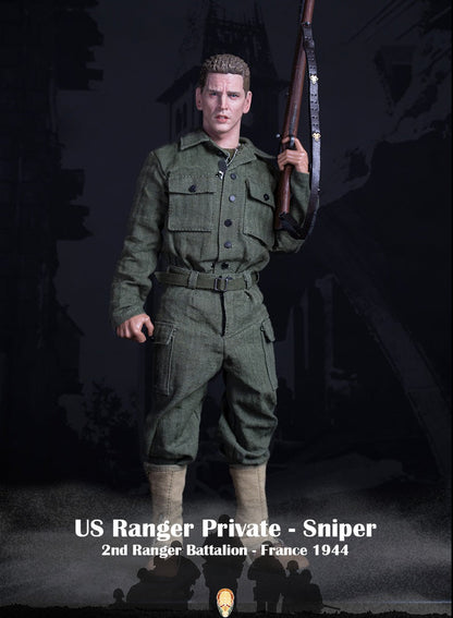 Pedido Figura US Ranger Private Sniper (Special Edition) - WWII 2nd Ranger Battalion - France 1944 marca Facepool FP-003B escala 1/6