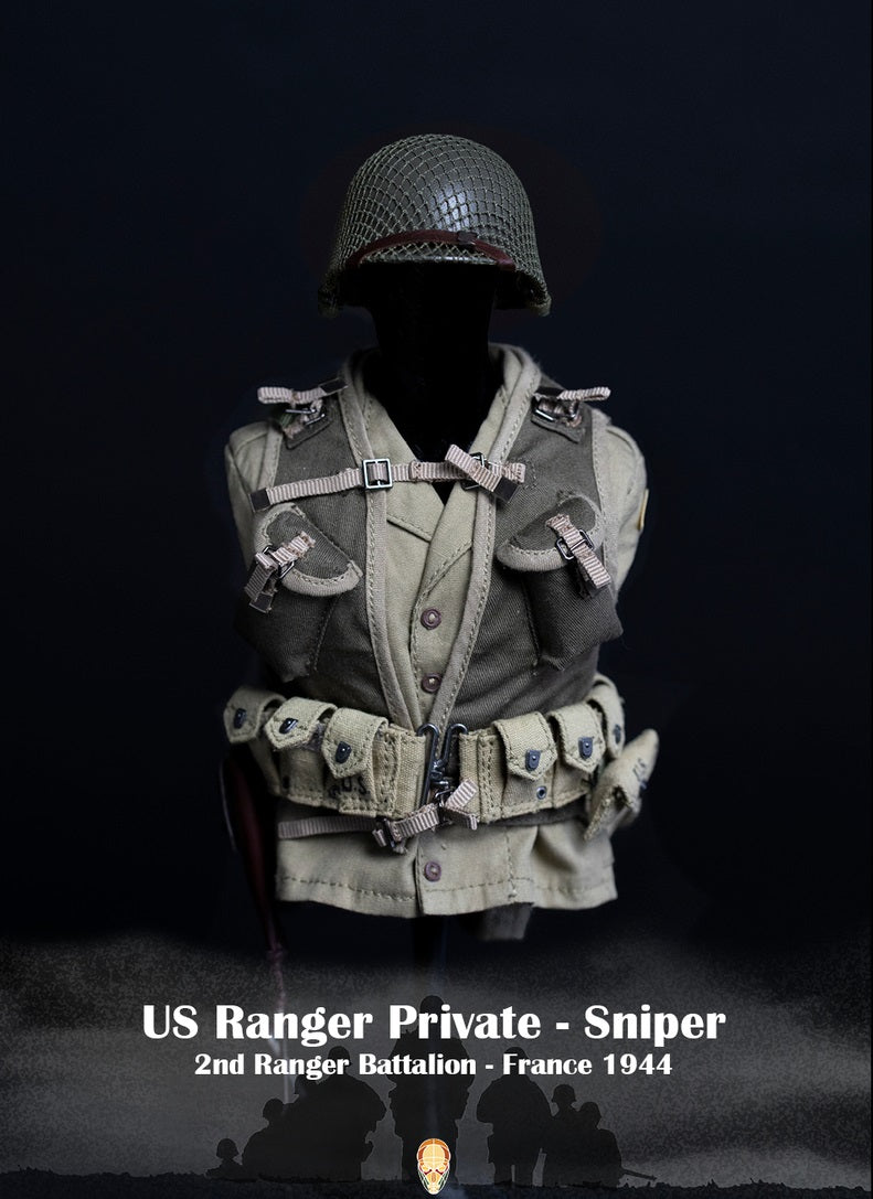 Pedido Figura US Ranger Private Sniper (Special Edition) - WWII 2nd Ranger Battalion - France 1944 marca Facepool FP-003B escala 1/6