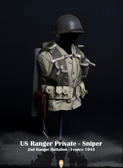 Pedido Figura US Ranger Private Sniper - WWII 2nd Ranger Battalion - France 1944 marca Facepool FP-003A escala 1/6