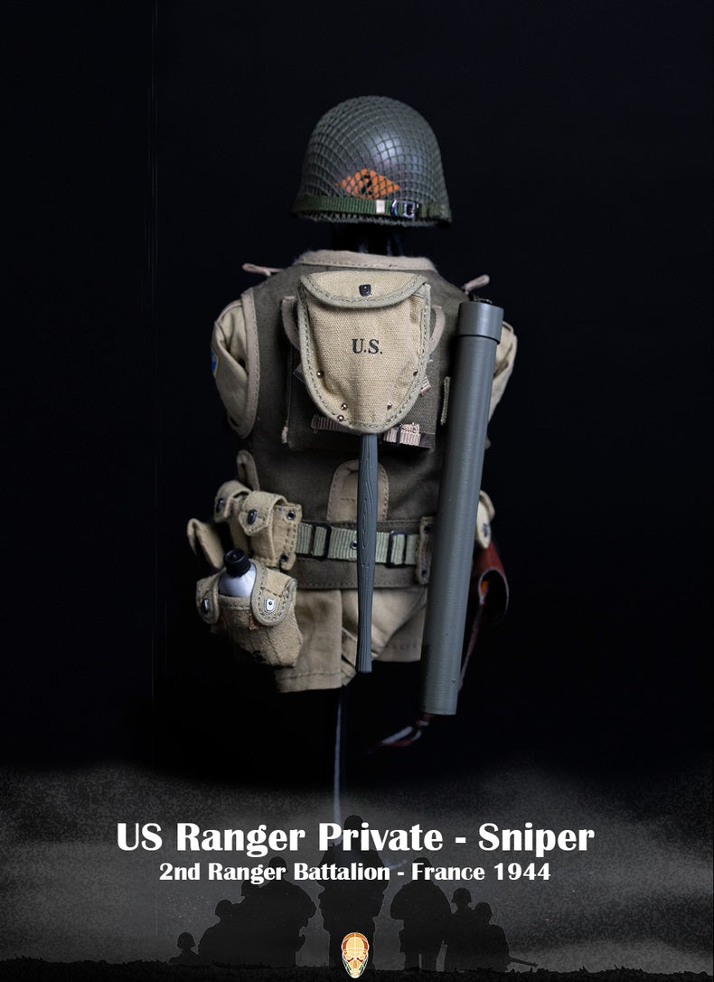 Pedido Figura US Ranger Private Sniper (Special Edition) - WWII 2nd Ranger Battalion - France 1944 marca Facepool FP-003B escala 1/6