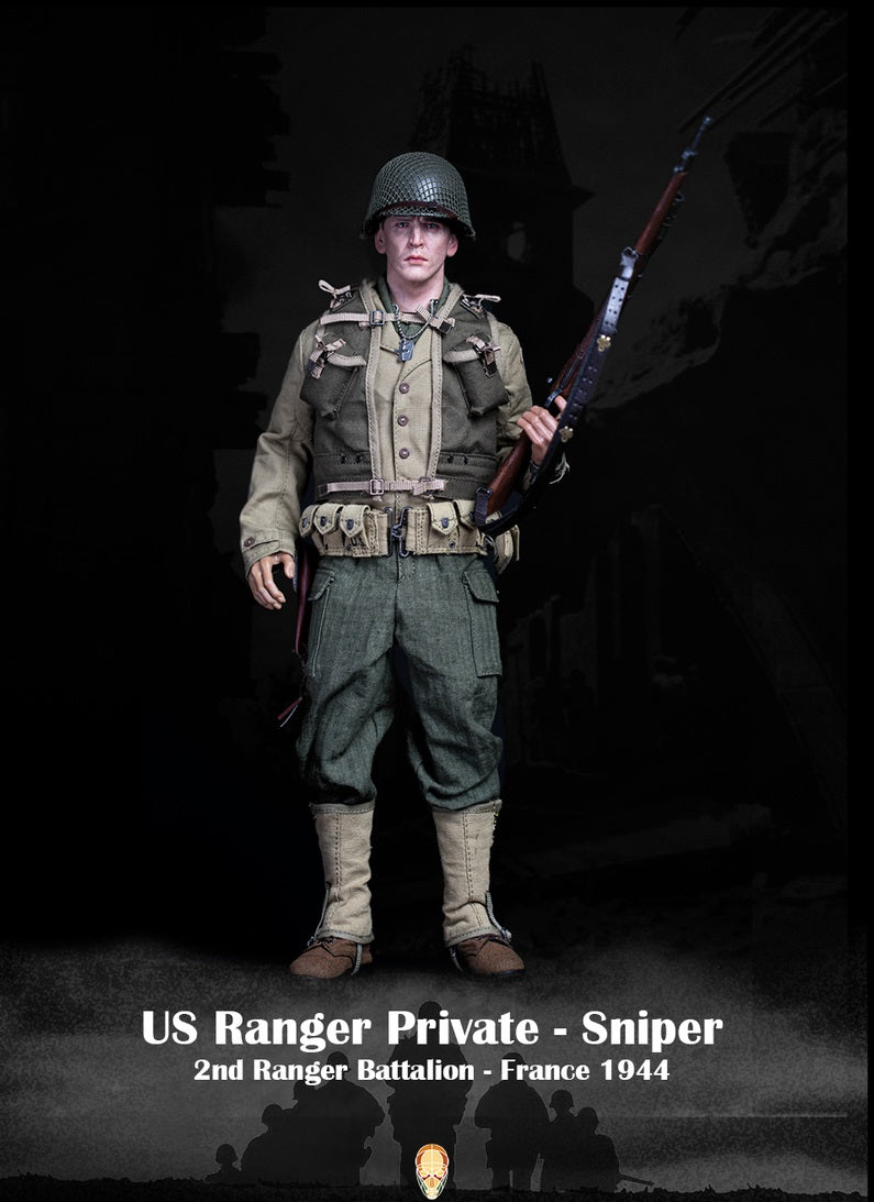 Pedido Figura US Ranger Private Sniper (Special Edition) - WWII 2nd Ranger Battalion - France 1944 marca Facepool FP-003B escala 1/6