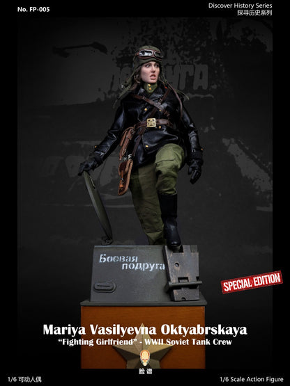 Pedido Figura "Fighting Girlfriend" Mariya Oktyabrskaya (Special Edition) - WWII Soviet Tank Crew marca Facepool FP005B escala 1/6