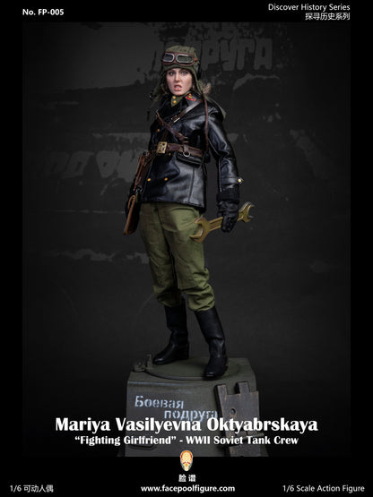 Pedido Figura "Fighting Girlfriend" Mariya Oktyabrskaya (Special Edition) - WWII Soviet Tank Crew marca Facepool FP005B escala 1/6