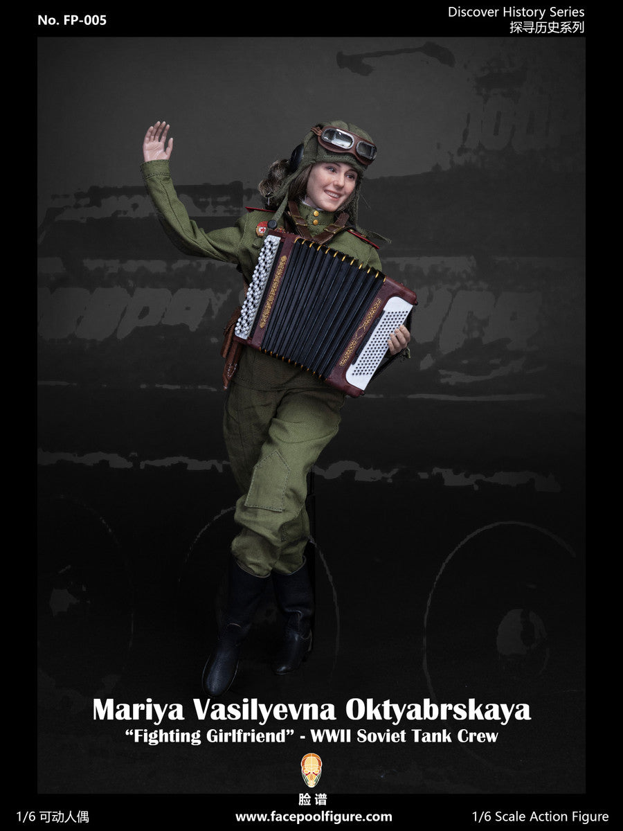 Pedido Figura "Fighting Girlfriend" Mariya Oktyabrskaya (Special Edition) - WWII Soviet Tank Crew marca Facepool FP005B escala 1/6