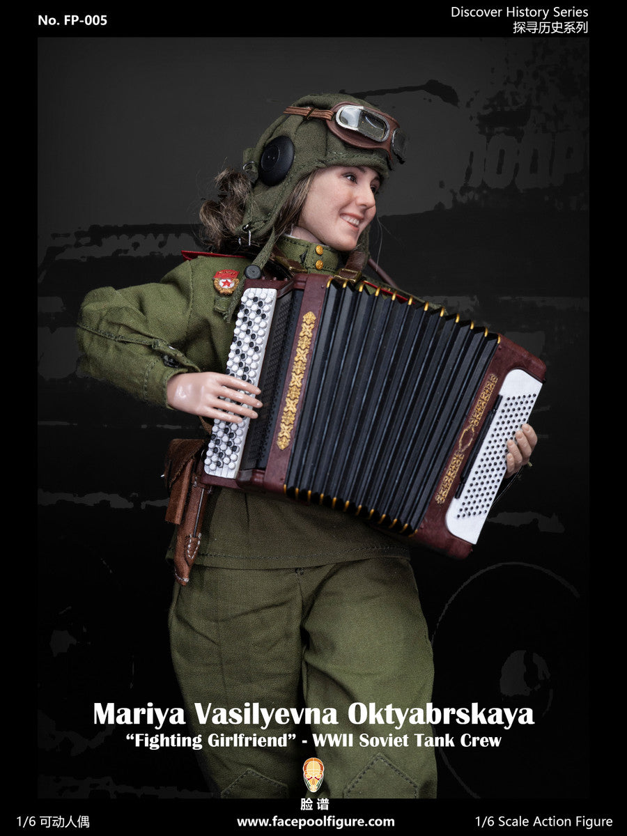 Pedido Figura "Fighting Girlfriend" Mariya Oktyabrskaya (Special Edition) - WWII Soviet Tank Crew marca Facepool FP005B escala 1/6