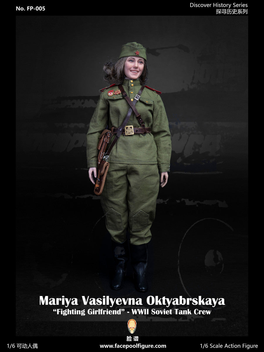 Pedido Figura "Fighting Girlfriend" Mariya Oktyabrskaya (Special Edition) - WWII Soviet Tank Crew marca Facepool FP005B escala 1/6