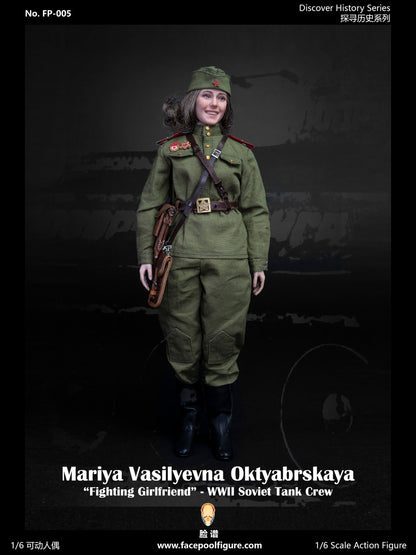 Pedido Figura "Fighting Girlfriend" Mariya Oktyabrskaya (Special Edition) - WWII Soviet Tank Crew marca Facepool FP005B escala 1/6