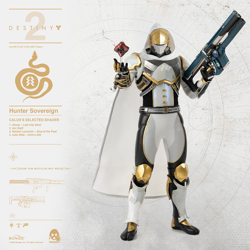 Pedido Figura Calus’s Selected Shader - DESTINY 2 Hunter Sovereign marca Threezero 3Z0171CS escala 1/6