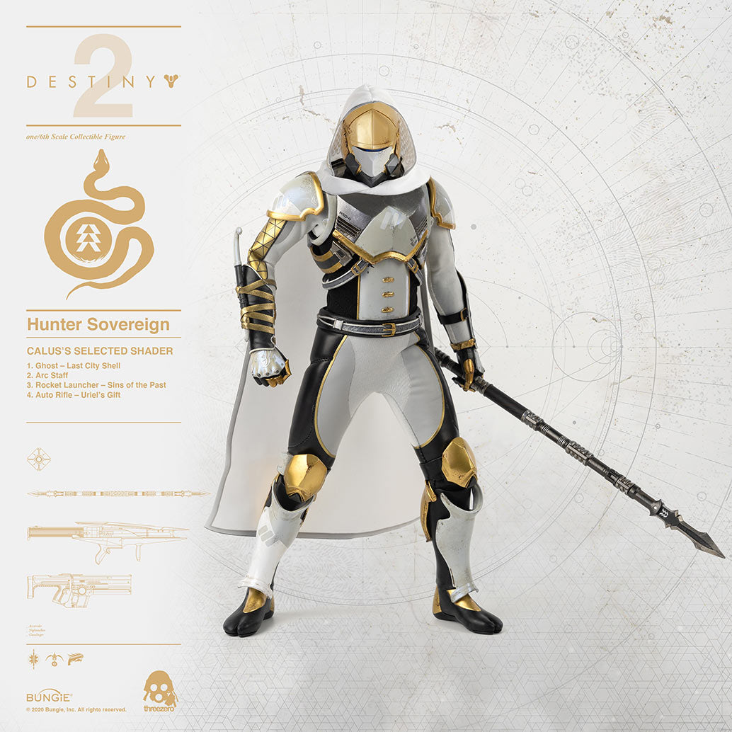 Pedido Figura Calus’s Selected Shader - DESTINY 2 Hunter Sovereign marca Threezero 3Z0171CS escala 1/6