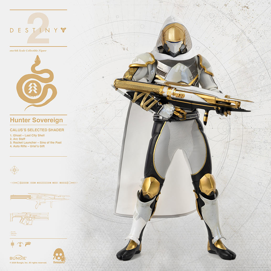 Pedido Figura Calus’s Selected Shader - DESTINY 2 Hunter Sovereign marca Threezero 3Z0171CS escala 1/6