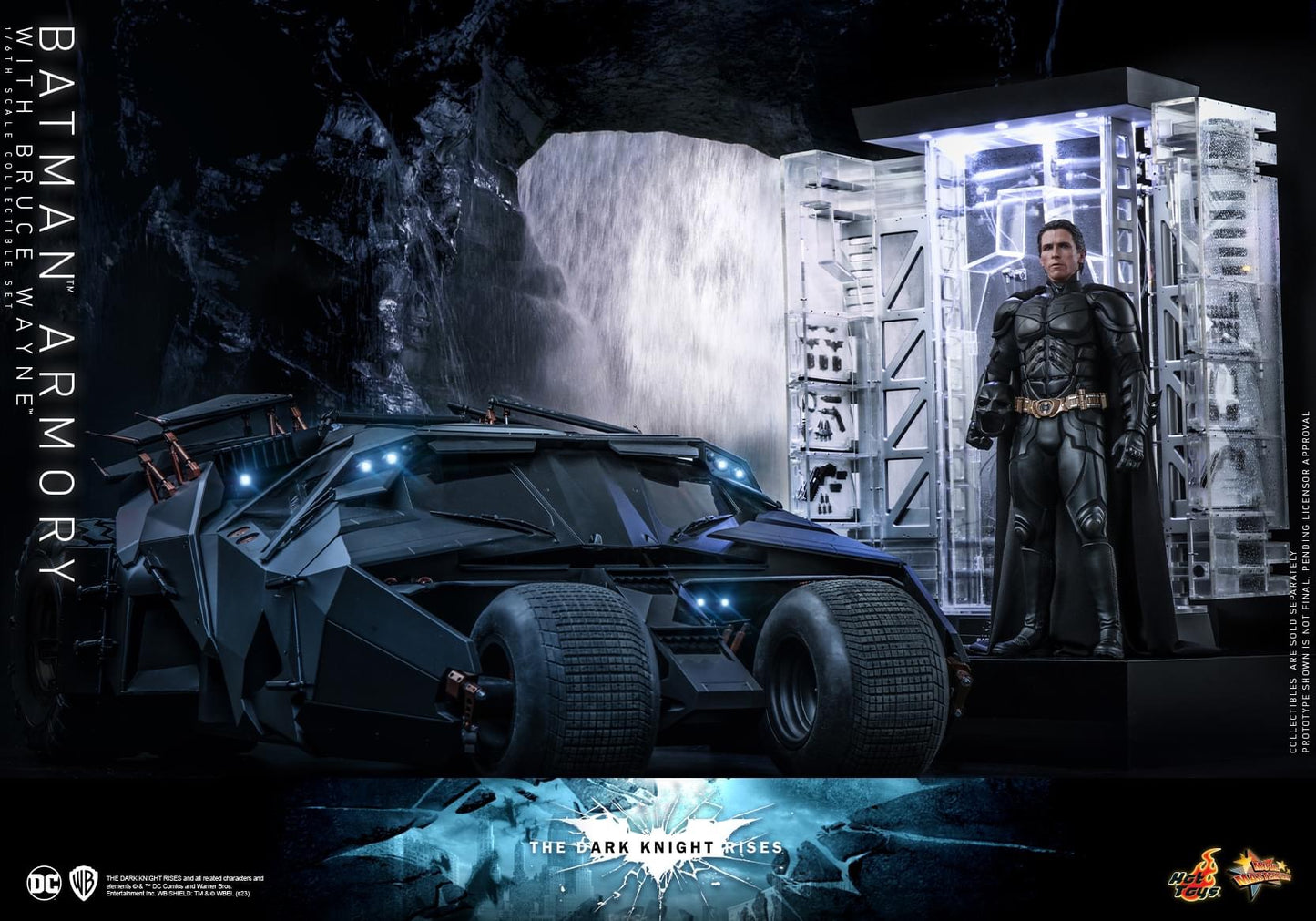 Preventa Figura Batman Armory con Bruce Wayne - The Dark Knight Rises marca Hot Toys MMS702 escala 1/6