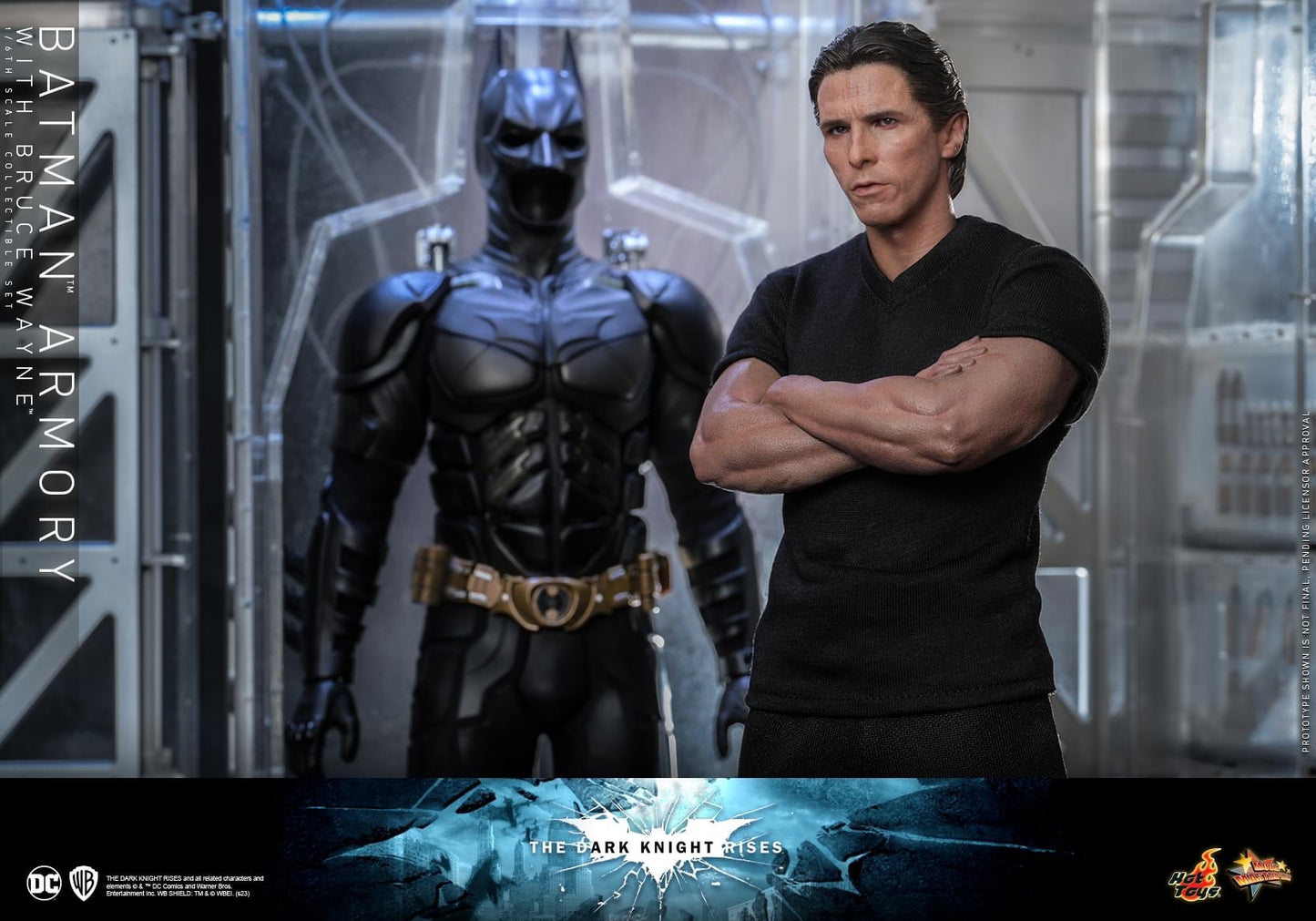 Preventa Figura Batman Armory con Bruce Wayne - The Dark Knight Rises marca Hot Toys MMS702 escala 1/6