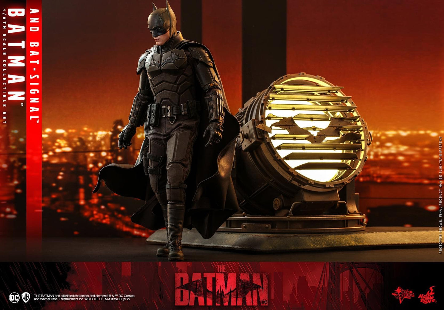 Preventa Figura Batman & Bat-Signal - The Batman marca Hot Toys MMS641 escala 1/6