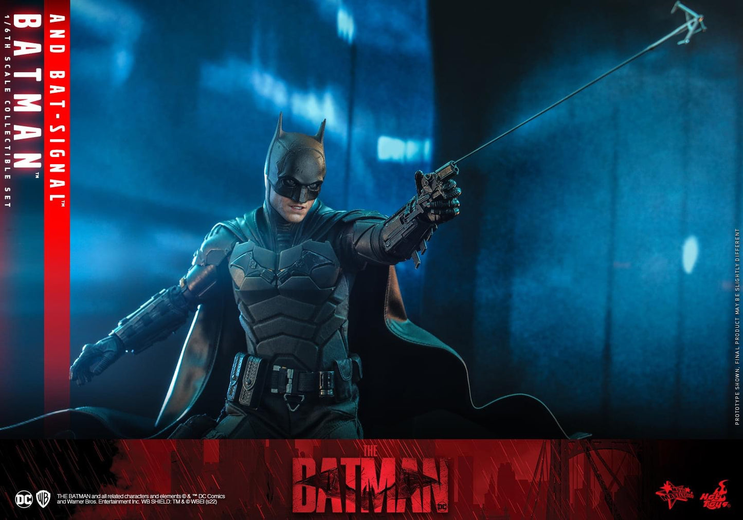 Preventa Figura Batman & Bat-Signal - The Batman marca Hot Toys MMS641 escala 1/6