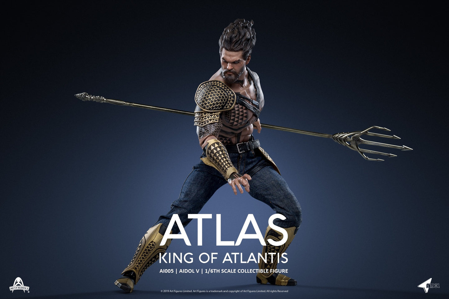 Pedido Figura (Limitado) Atlas King of Atlantis marca Art Figures AI-005 escala 1/6