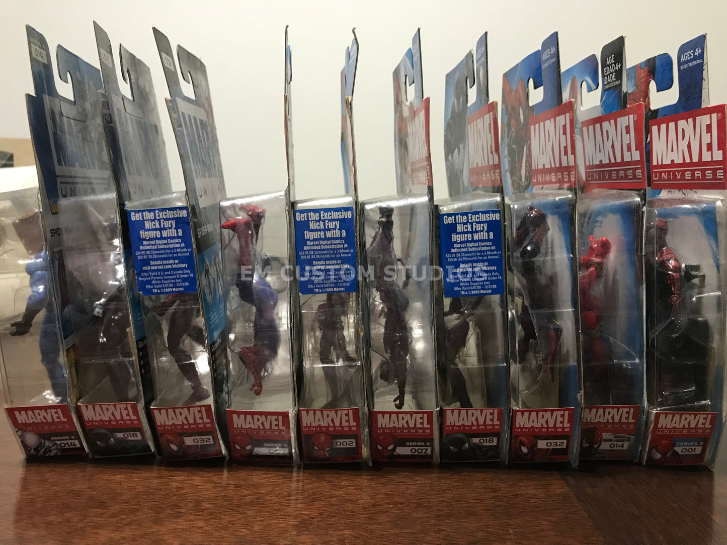 [EN STOCK] Colección de 7 Figuras Marvel Universe de Spider-Man 3.75" marca Hasbro