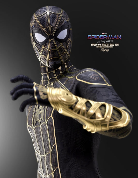 Pedido Figura Spider-Man (Black & Gold Suit) - Spider-Man: No Way Home marca Hot Toys MMS604 escala 1/6