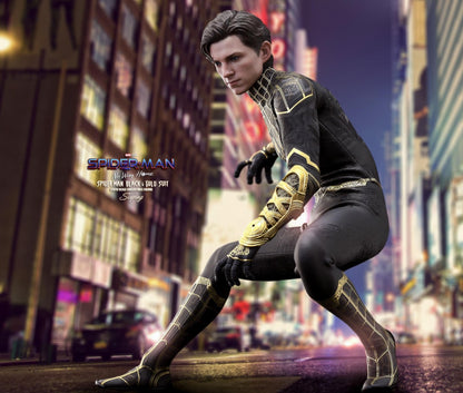 Pedido Figura Spider-Man (Black & Gold Suit) - Spider-Man: No Way Home marca Hot Toys MMS604 escala 1/6