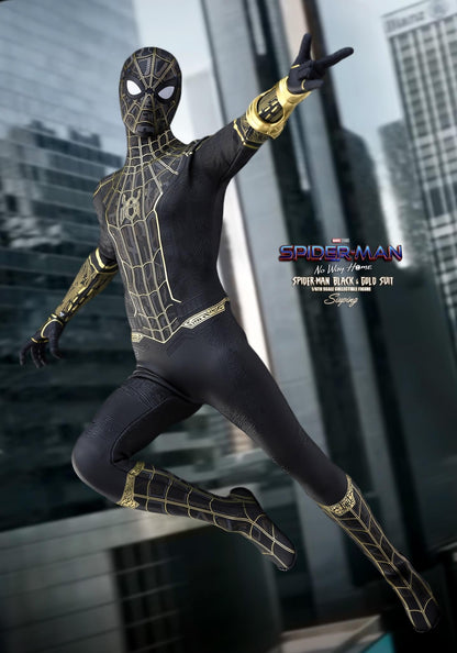 Pedido Figura Spider-Man (Black & Gold Suit) - Spider-Man: No Way Home marca Hot Toys MMS604 escala 1/6