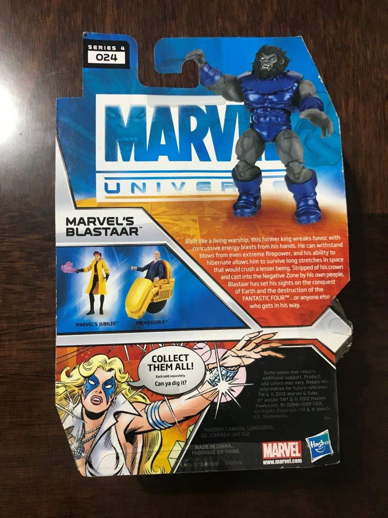 [EN STOCK] Figura Blastaar Marvel Universe marca Hasbro escala 3.75"