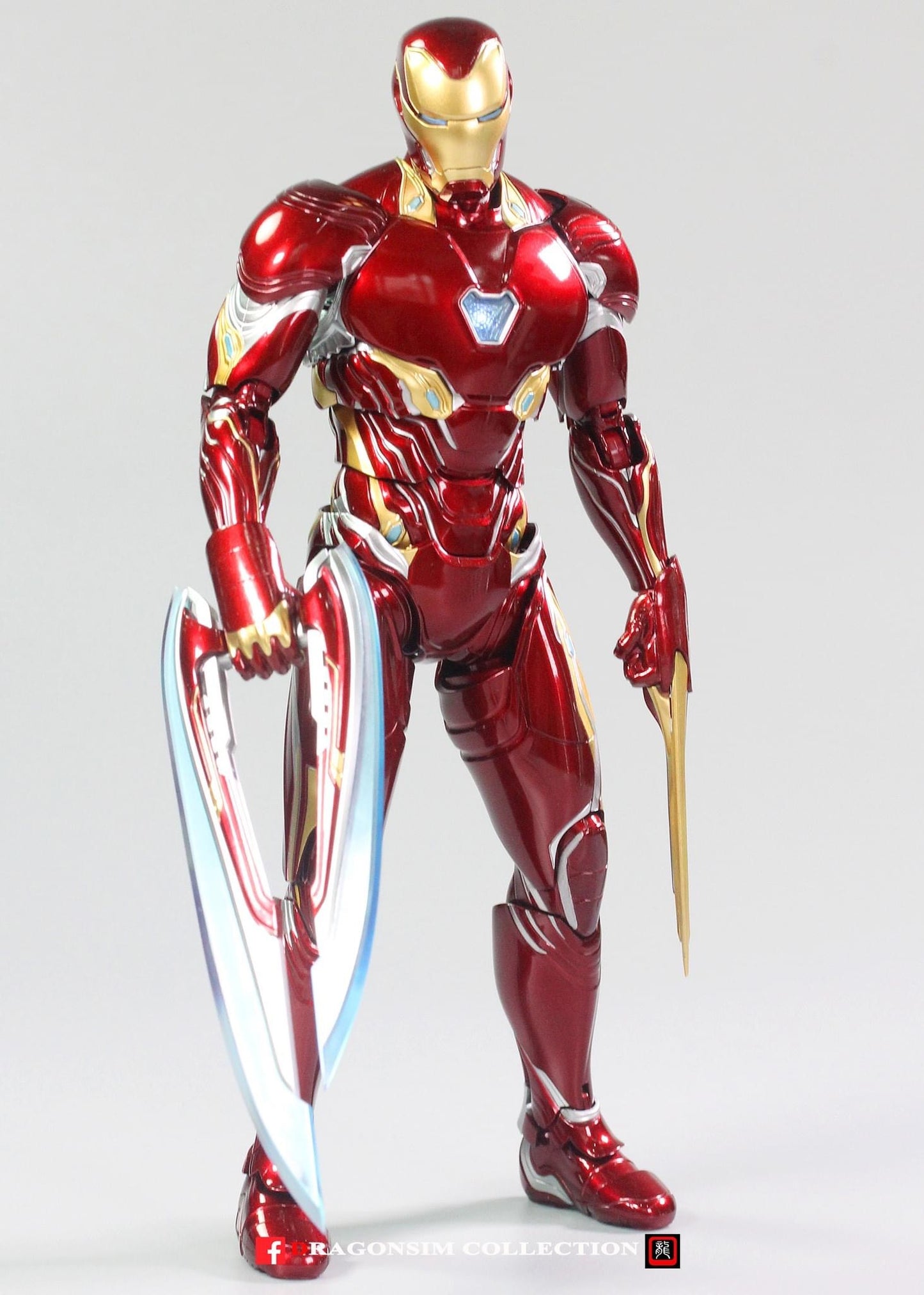 Pedido Figura DLX Iron Man Mark L (50) - Avengers: Infinity Saga marca Threezero 3Z0249 escala pequeña 1/12