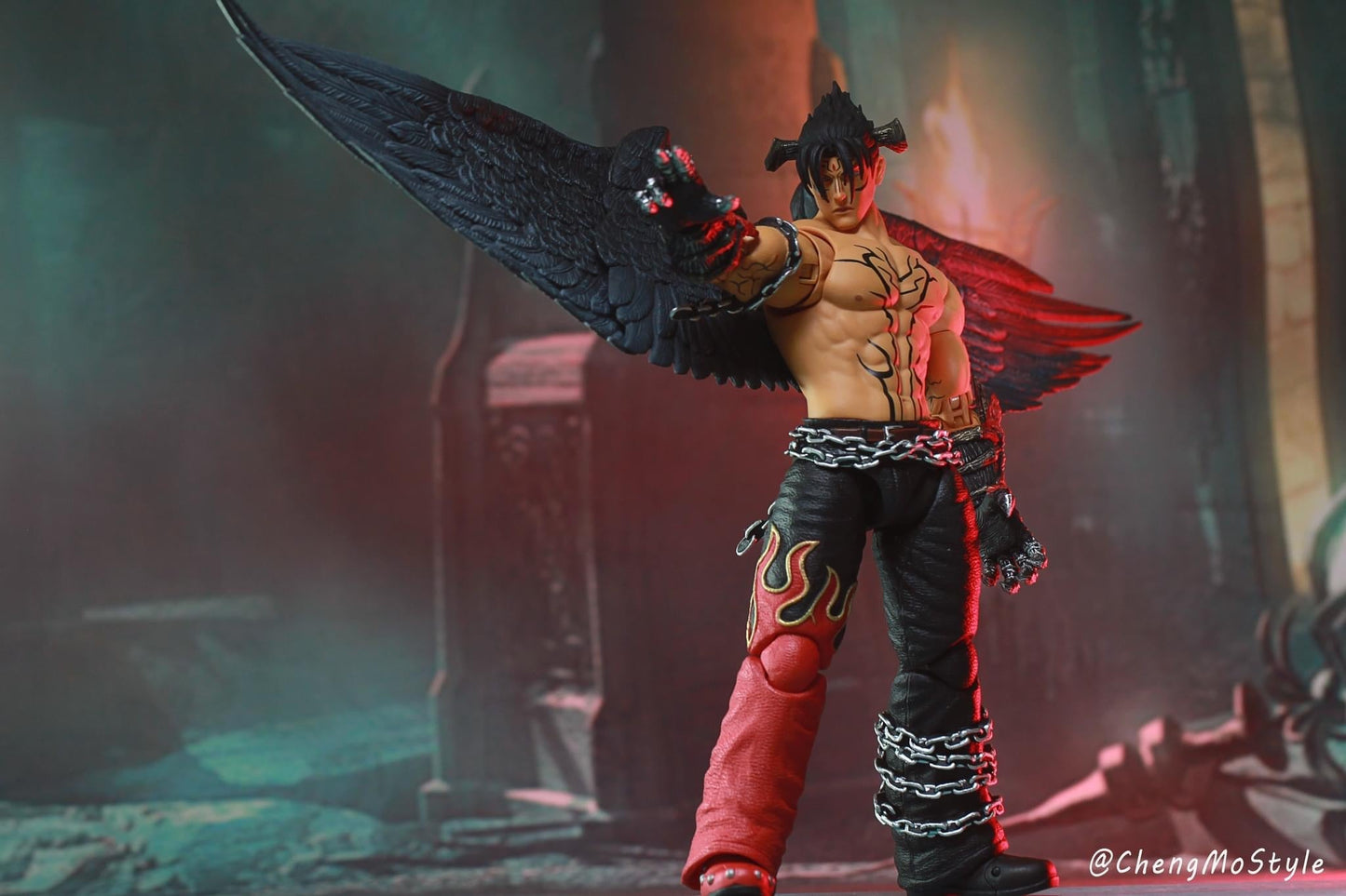 Pedido Figura Devil Jin - Tekken 7 marca Storm Collectibles escala pequeña 1/12