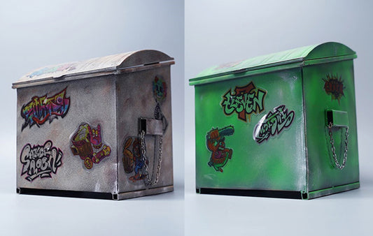 Pedido Diorama Trash Dumpster / Contenedor de basura (2 versiones) marca ZBobToys escala 1/6