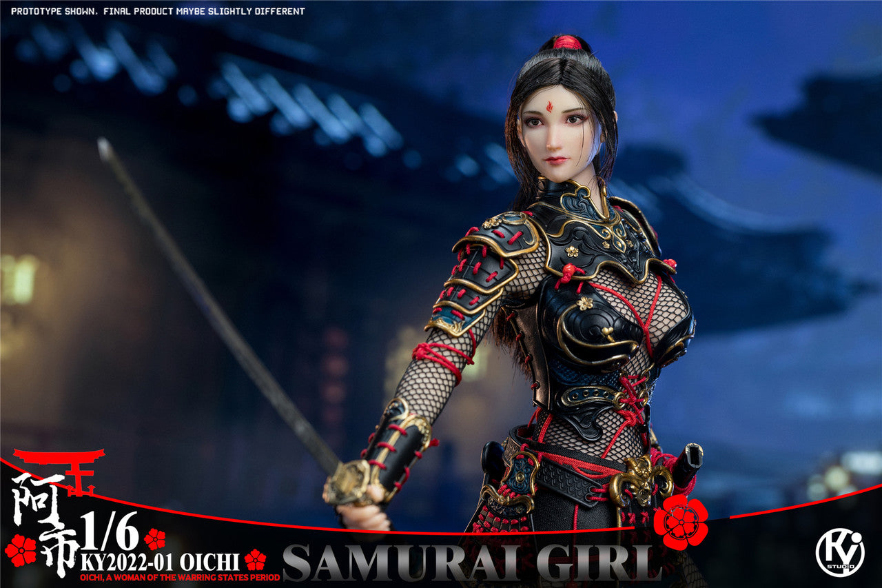 Pedido Figura Samurai Girl OICHI marca Kystudio KY2022-01 escala 1/6