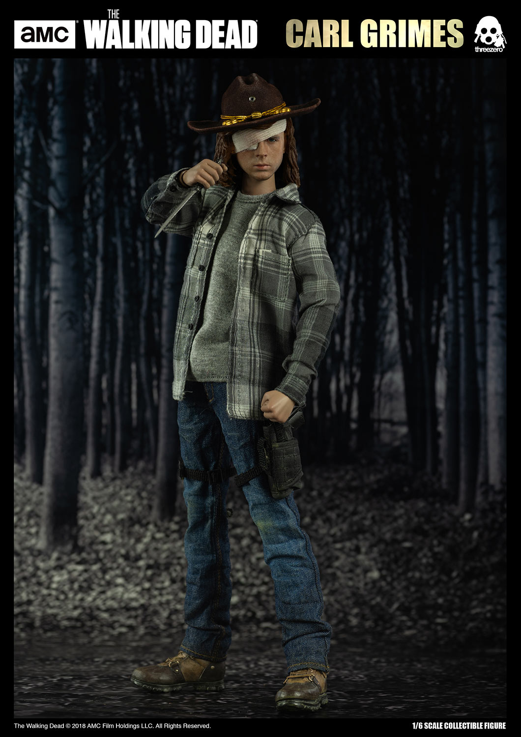 Pedido Figura Carl Grimes (Deluxe Version) - The Walking Dead marca Threezero 3Z0062DV escala 1/6