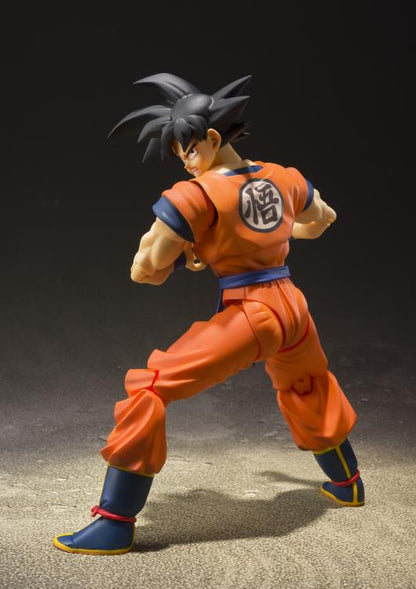 Pedido Figura Goku (A Saiyan Raised On Earth) - Dragon Ball Z - S.H.Figuarts marca Bandai Spirits escala pequeña 1/12