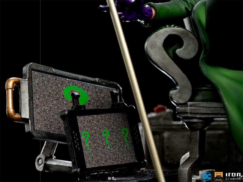 Pedido Estatua The Riddler Deluxe - DC Comics Series #7 marca Iron Studios escala de arte 1/10