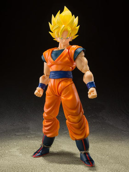 Pedido Figura Super Saiyan Goku Full Power - Dragon Ball Z - S.H.Figuarts marca Bandai Spirits escala pequeña 1/12