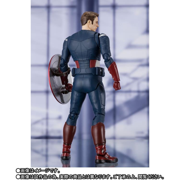 Pedido Figura Captain America (Cap vs. Cap) - Avengers: Endgame - S.H.Figuarts marca Bandai Spirits escala pequeña 1/12